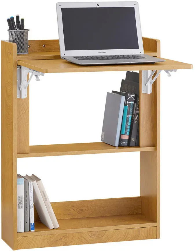 Schreibtisch Klappbar 63x82x58cm, Natur