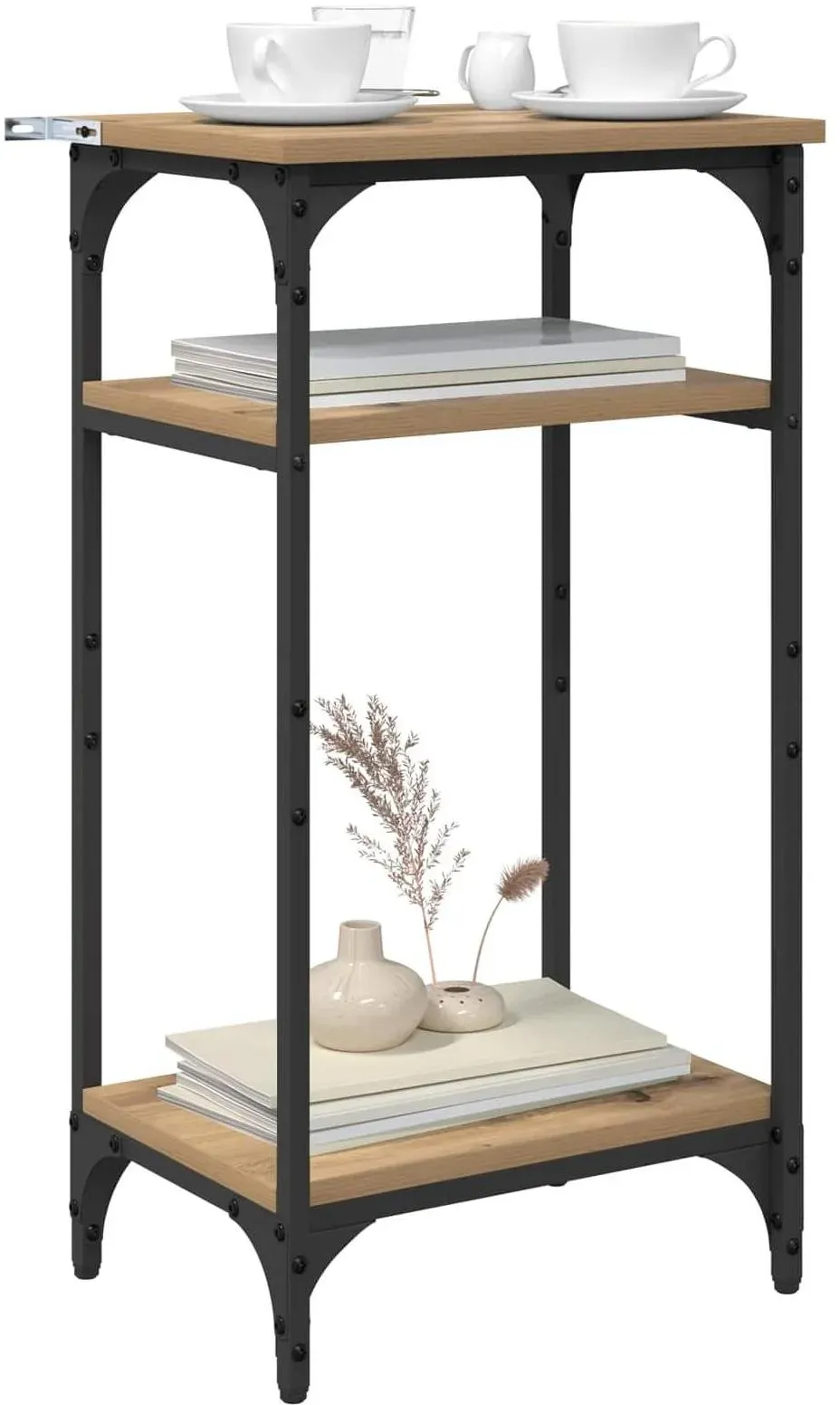 Beistelltisch Artisan-Eiche Braun 40 x 30 x 75 cm