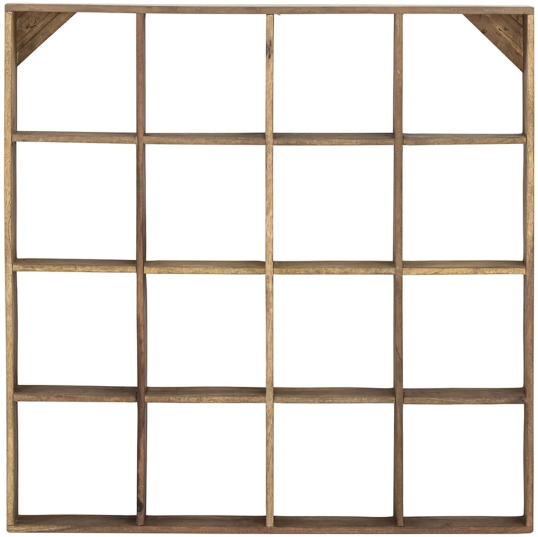 Tilo Regal Recyceltes Holz 0 x 0 x 0 cm Braun