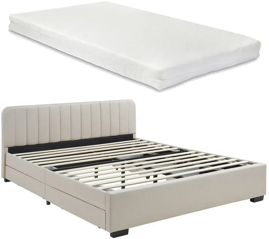 Nofrenna 140 x 200 cm Beige