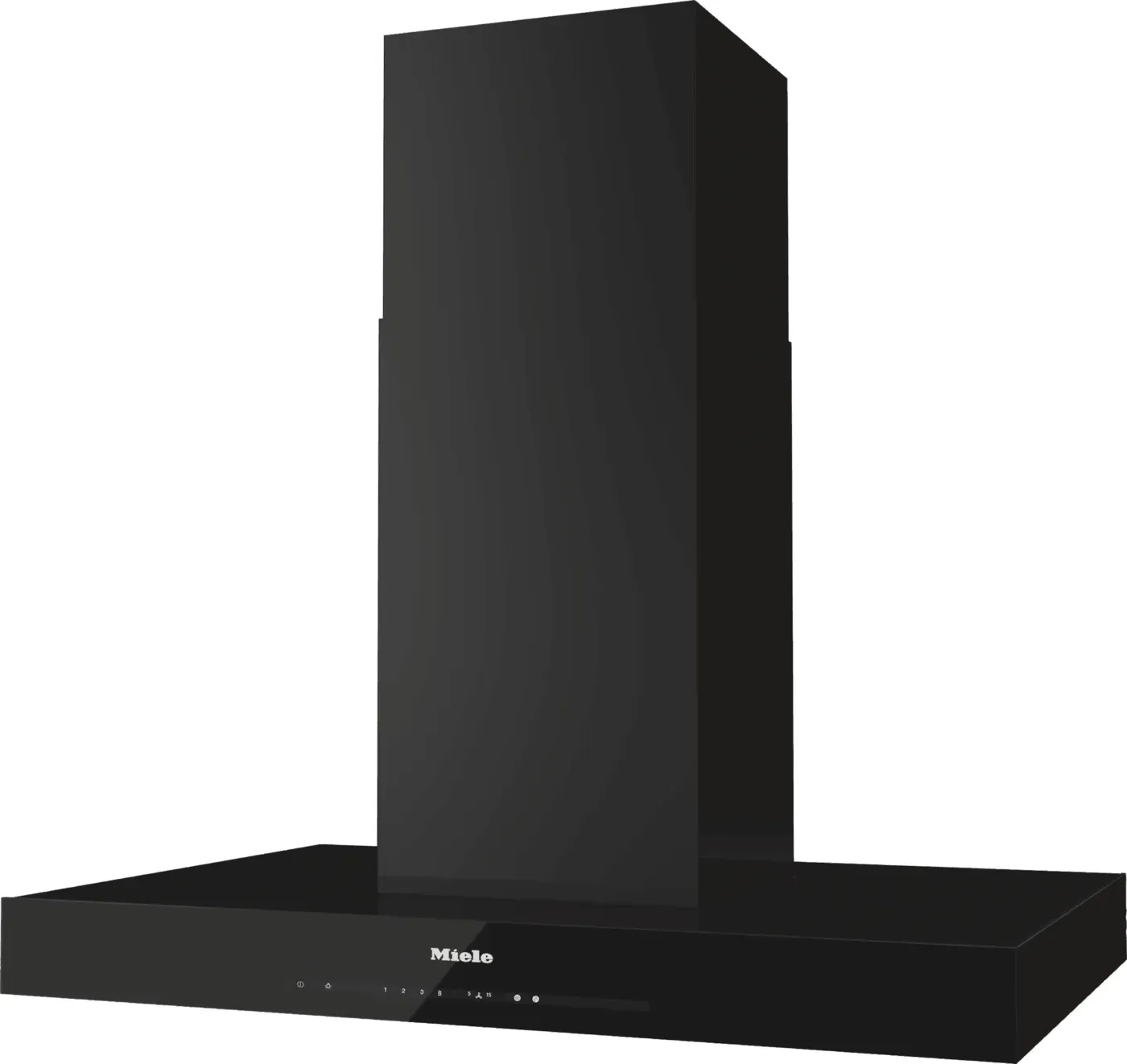 DA 6698 D Puristic Edition 6000 Wandhaube 90 cm obsidianschwarz