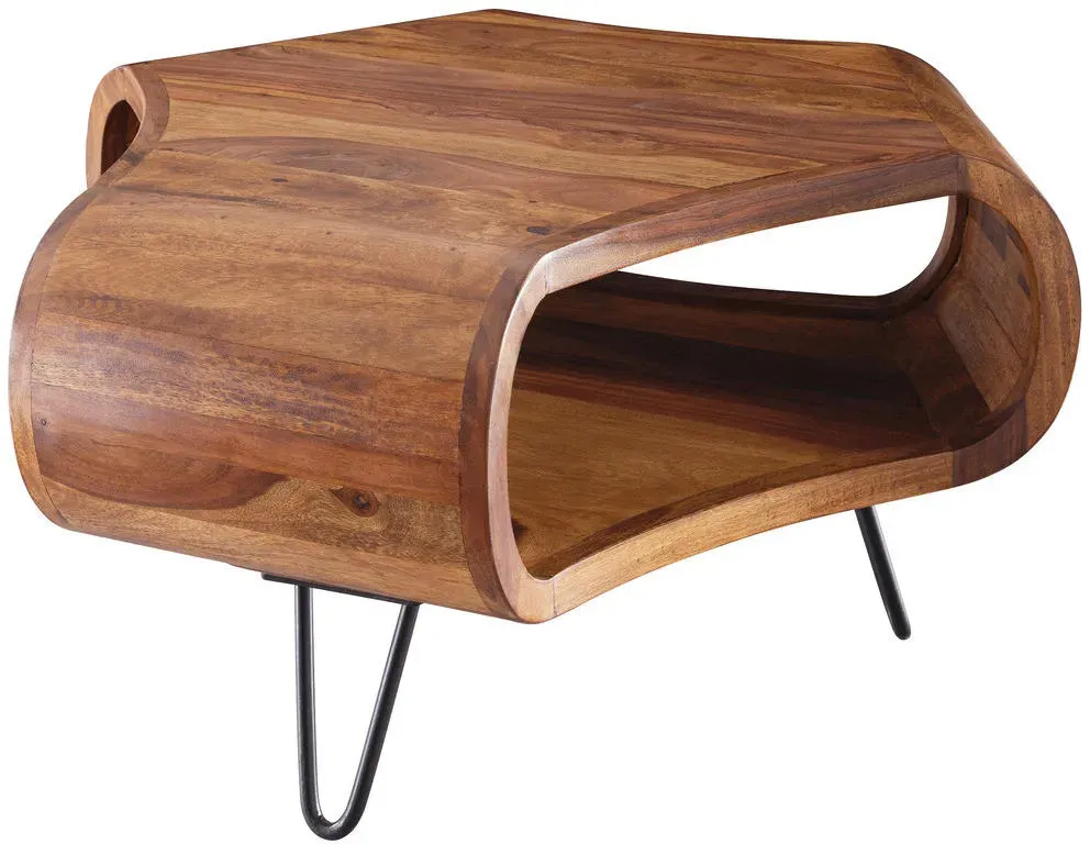 Couchtisch Sheesham Braun 55 x 55 x 38 cm