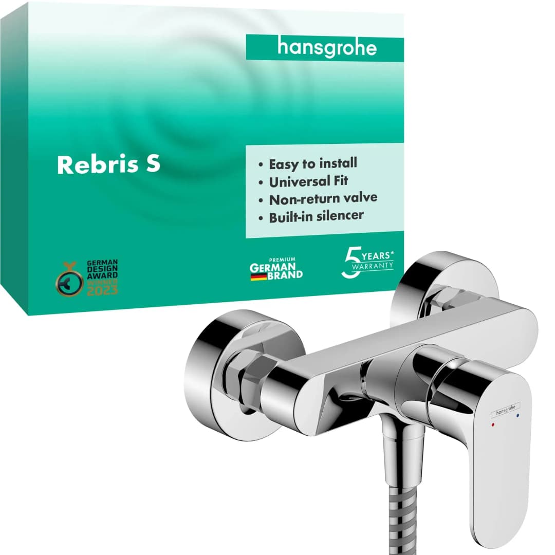 Rebris S Einhebel-Duscharmatur Aufputz für 1 Verbraucher Chrom 72640000