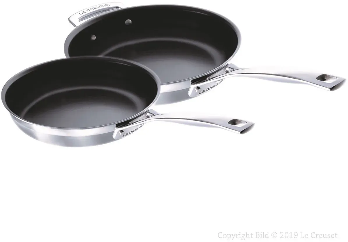 3-ply Pfannen-Set 2-tlg. 24 cm + 28 cm