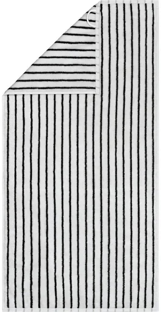 Black&White Streifen Handtuch 50 x 100 cm schwarz/weiß