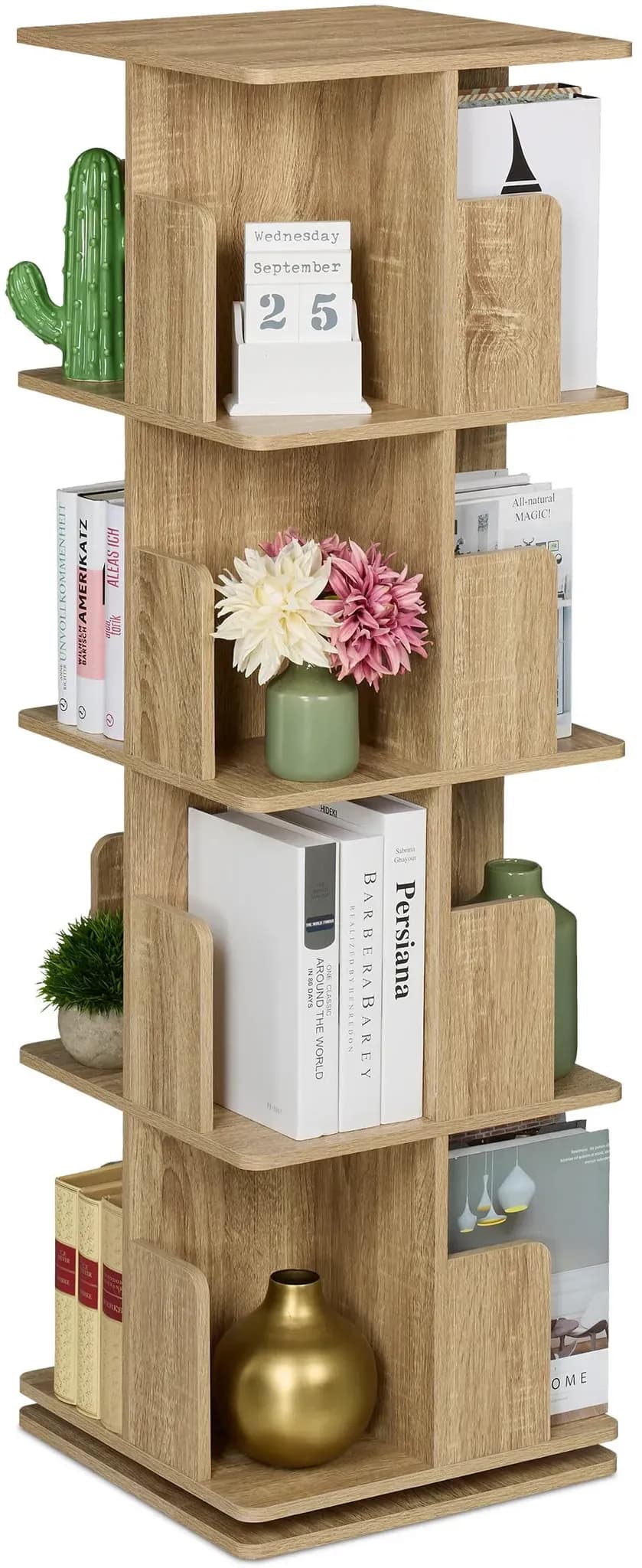Bücherregal 39 x 39 x 125,5 cm Braun