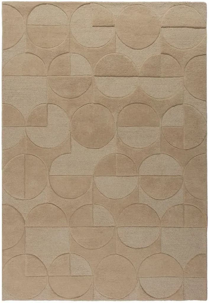 Kadima Wollteppich 160 x 230 cm Braun