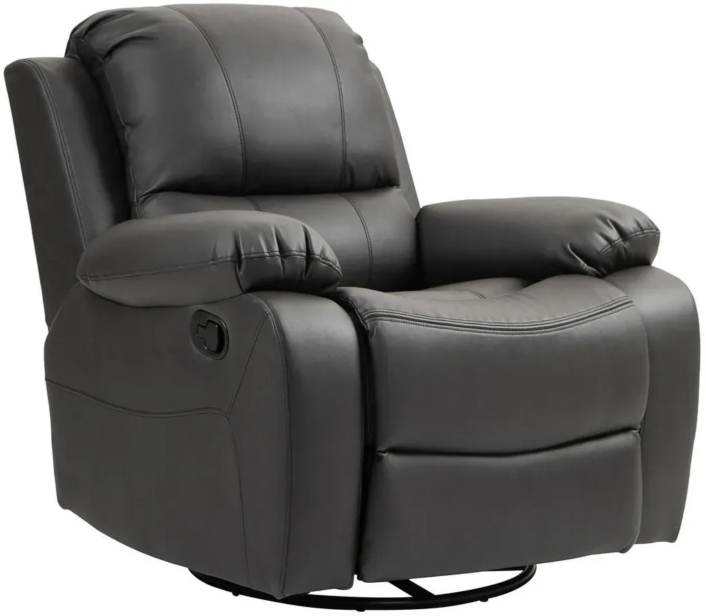 Relaxsessel Fernsehsessel Mikroraserstoff 93 x 98 x 100 cm Schwarz mit Liegefunktion