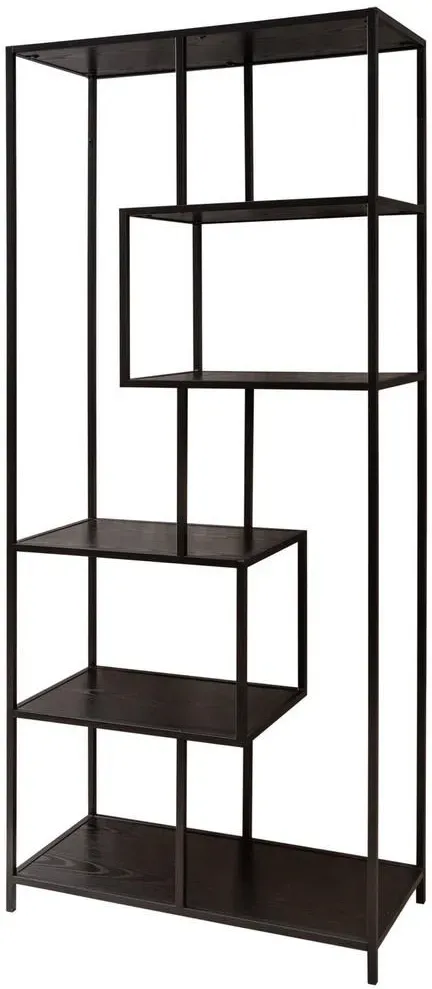 Bücherregal SLIM LINE 185 x 0 x 0 cm Schwarz