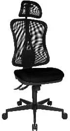Head Point SY ohne Armlehnen mit Kopfstütze schwarz/schwarz