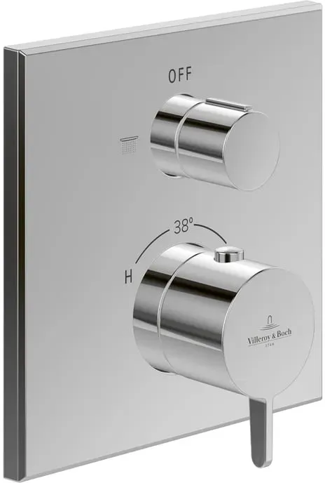 Conum Duschthermostat eckig Unterputz für 1 Verbraucher Chrom TVS12700500061