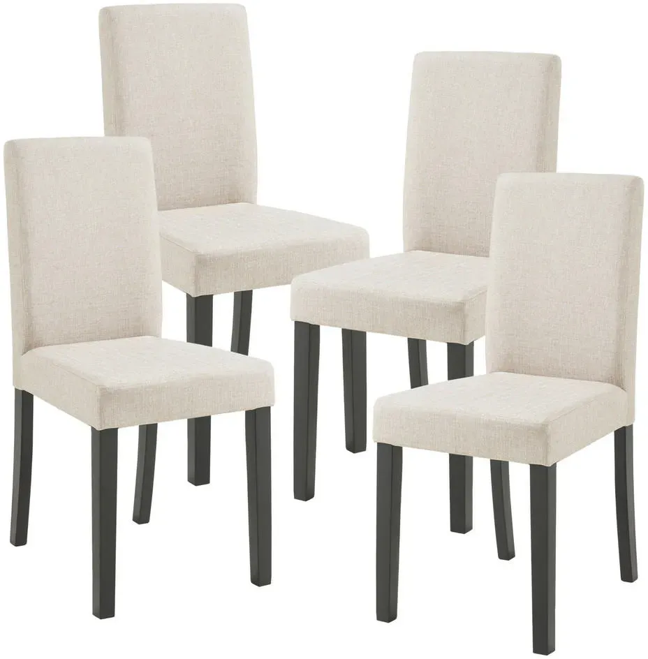 Esszimmerstuhl Hamburg Textil beige 4er Set
