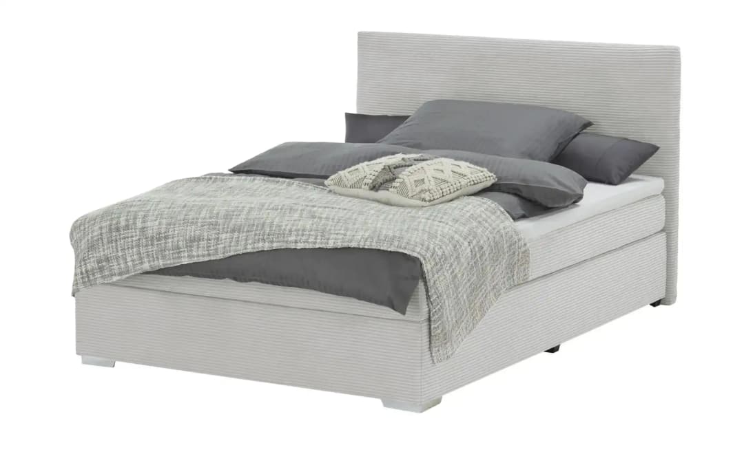 Boxbett Cord 140 x 200 cm H3 Grau