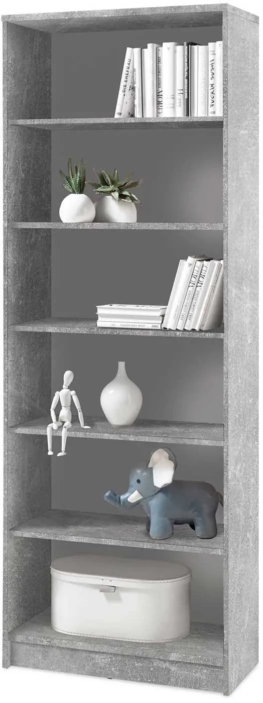 Bücherregal OPTIMUS 72 x 34 x 198 cm Grau