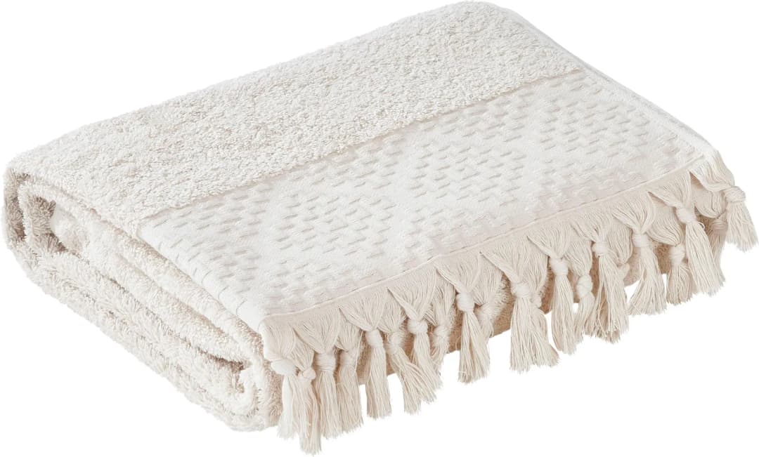 Provence Bohéme Duschtuch 70 x 140 cm beige