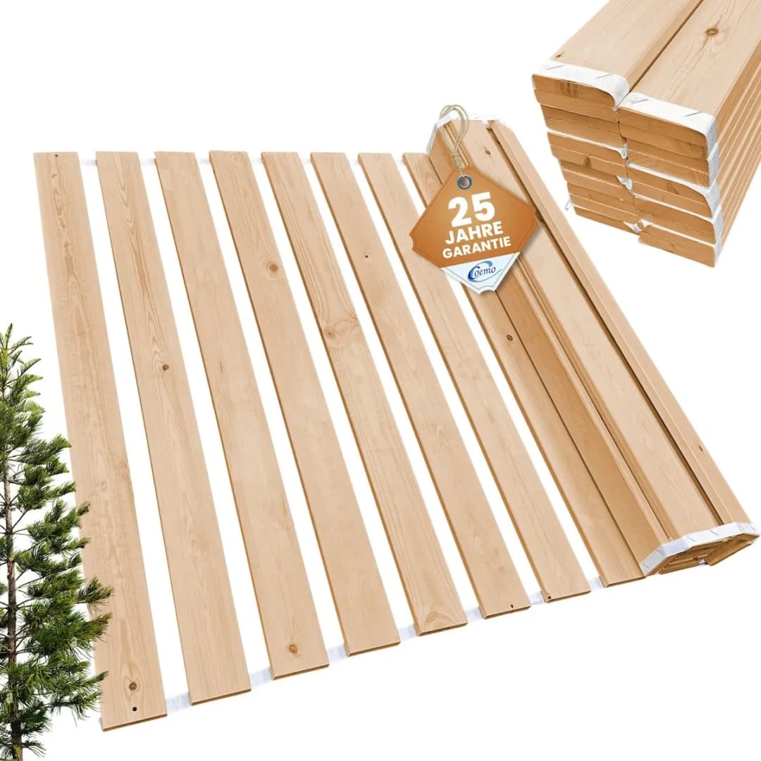 Romo Rollrost 20 Leisten aus Massivholz 90 x 190 cm
