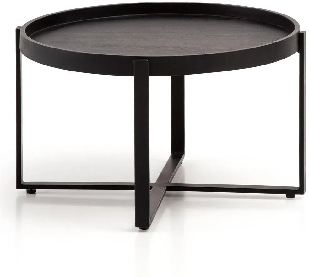 Kadima Schwarz Mangoholz 60 x 60 x 35 cm