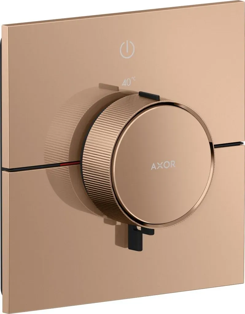 ShowerSelect ID Duschthermostat eckig für 1 Verbraucher Polished Red Gold 36757300