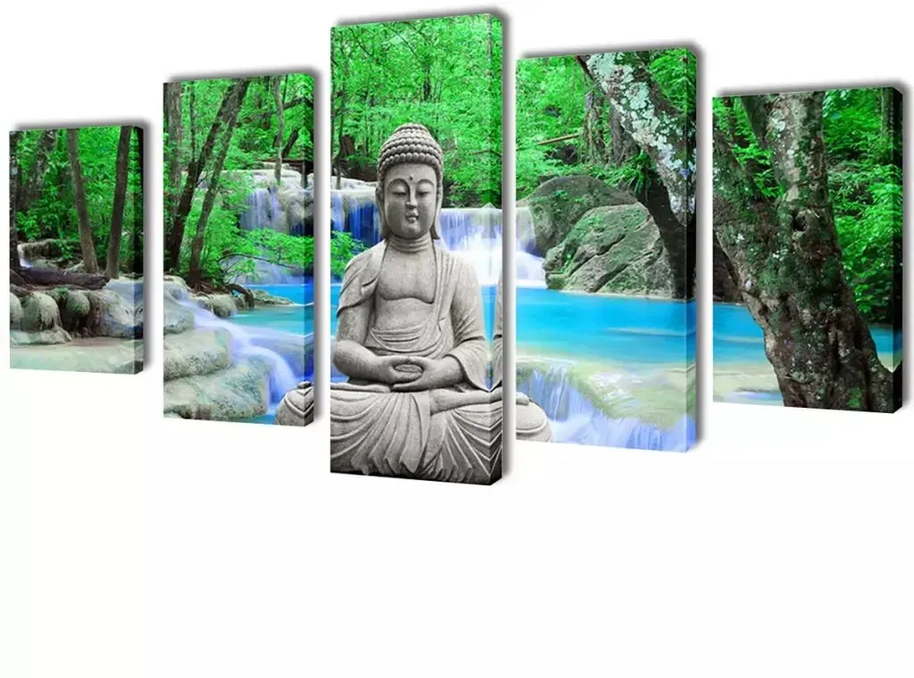Bilder Dekoration Set Buddha 200 x 100 cm