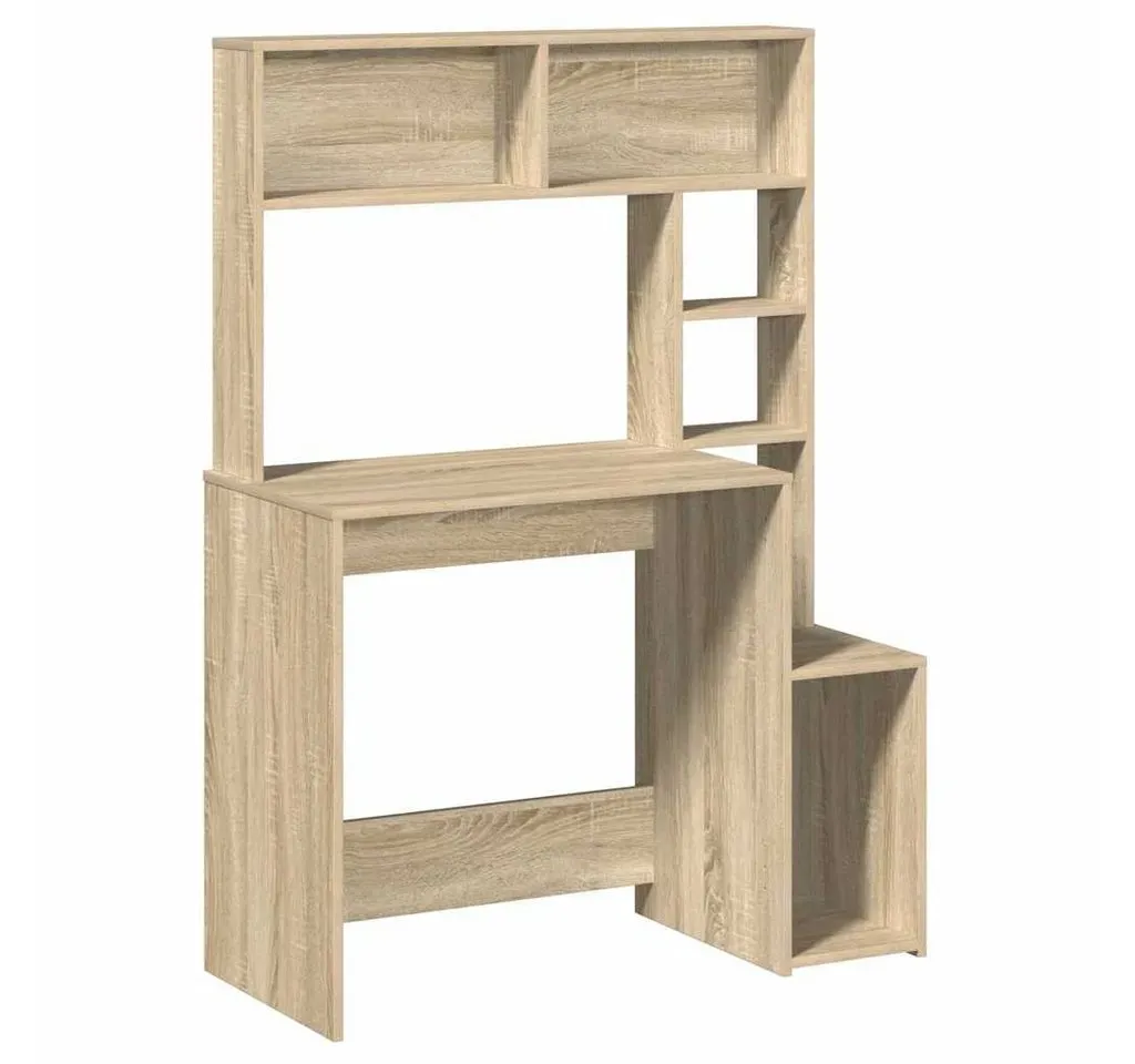 Schreibtisch mit Regal Sonoma-Eiche 100x45x140 cm Holzwerkstoff