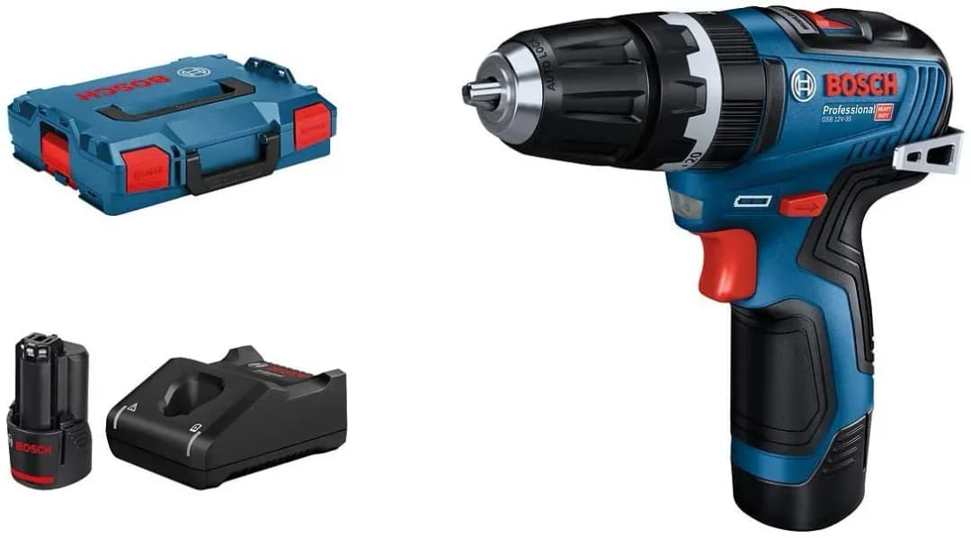 GSB 12V-35 Professional inkl. 2 x 3 Ah + L-Boxx 06019J9000
