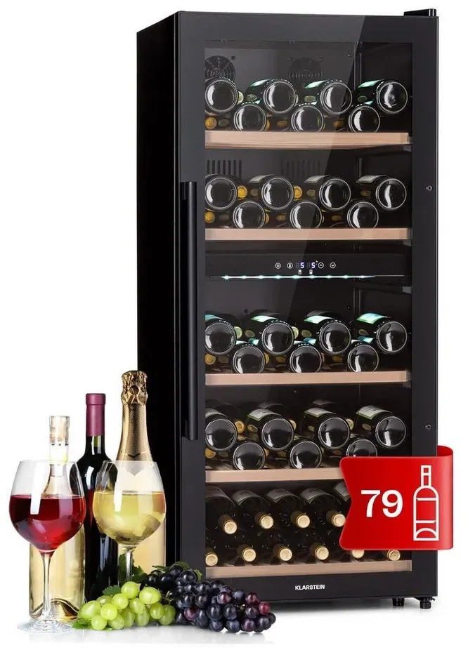 Barossa 91 Duo Weinkühlschrank 91 Flaschen 204 Liter 2 Zonen