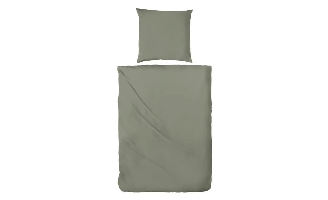 Primera Flanell unifarben Grün 155 x 220 cm + 80 x 80 cm