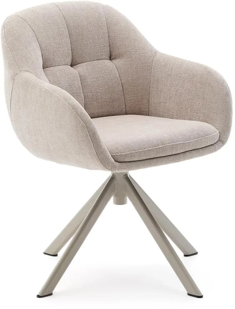 Stuhl Dorina Stoff beige