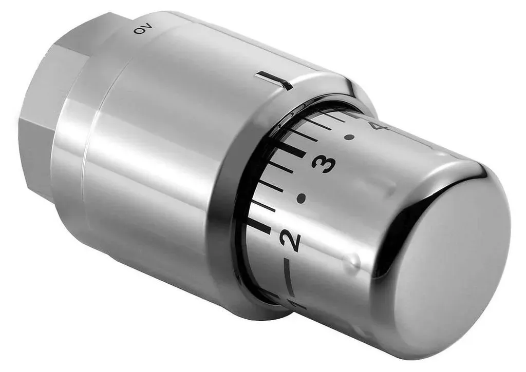 Thermostatkopf chrom M30 x 1,5 Heizkörperthermostat