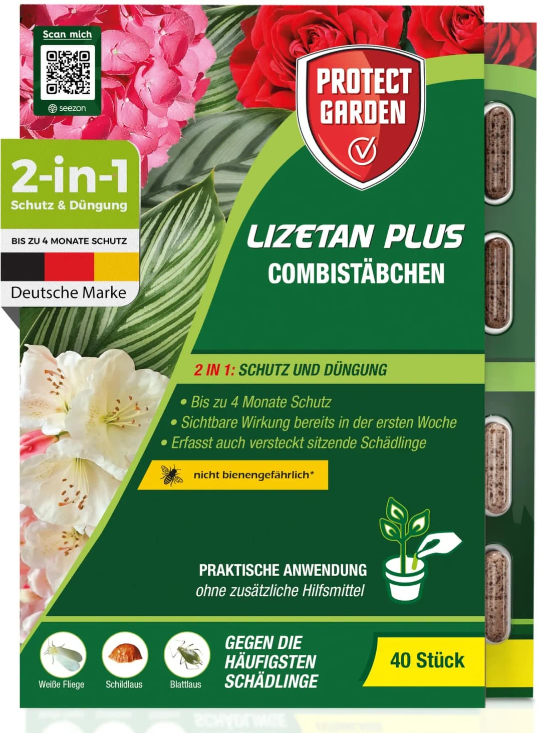 Lizetan Plus Combistäbchen Insektizid 40 Stück