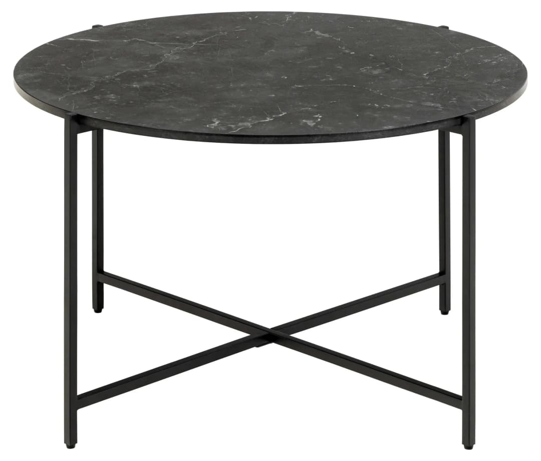 Lamoine Schwarz Metall 70 x 42 cm