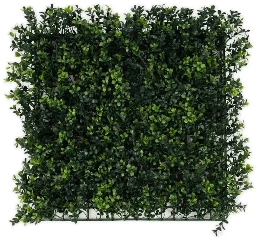 Pflanzenwand Boxwood Kunstpflanze zur Dekoration 50 x 50 cm
