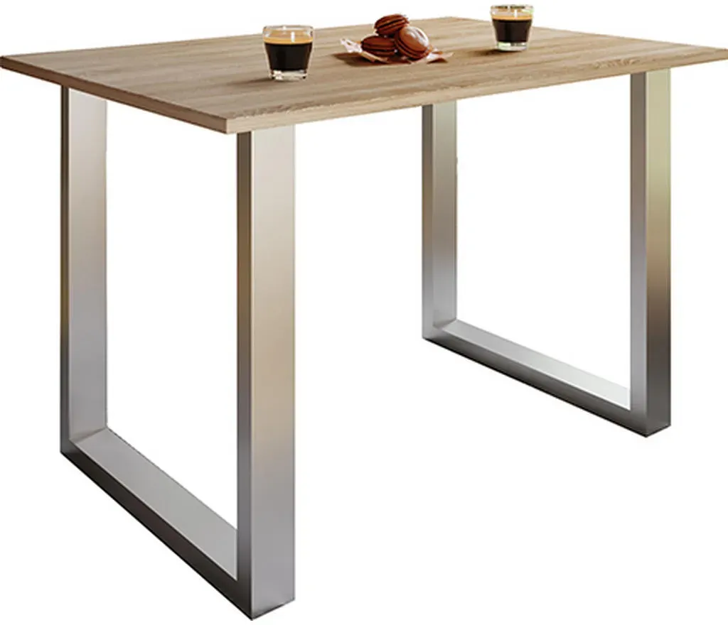 Xona 140 x 76 x 50 cm sonoma-eiche/silber