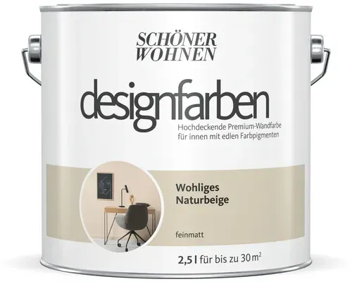 Designfarben 2,5 l wohliges naturbeige