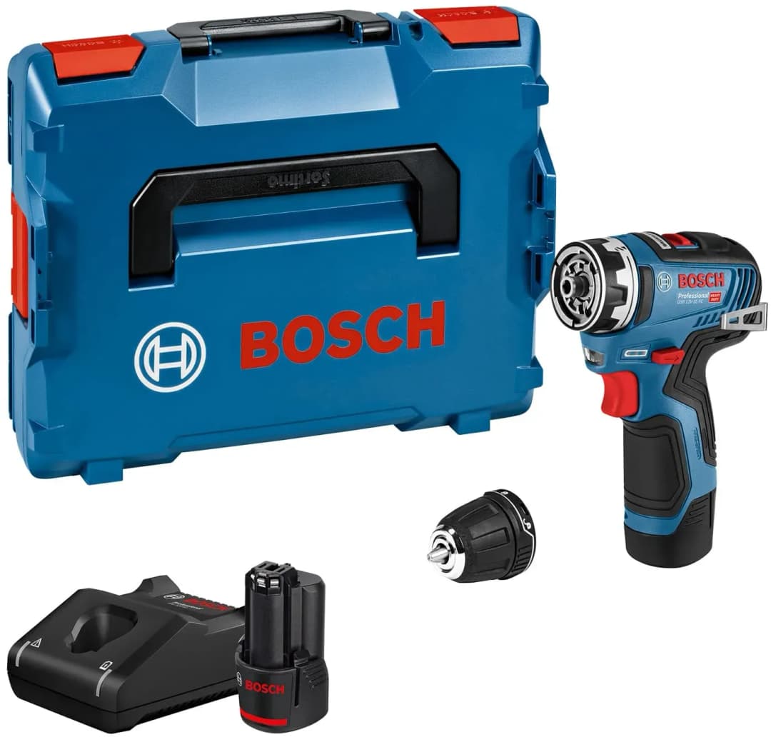 GSR 12V-35 FC Professional inkl. 2 x 3 Ah + L-Boxx 06019H3001