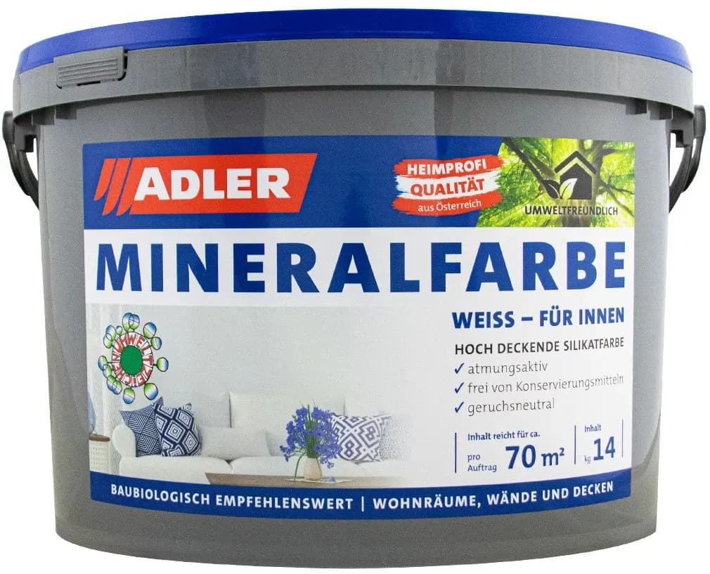 Mineralfarbe Weiß 14 kg