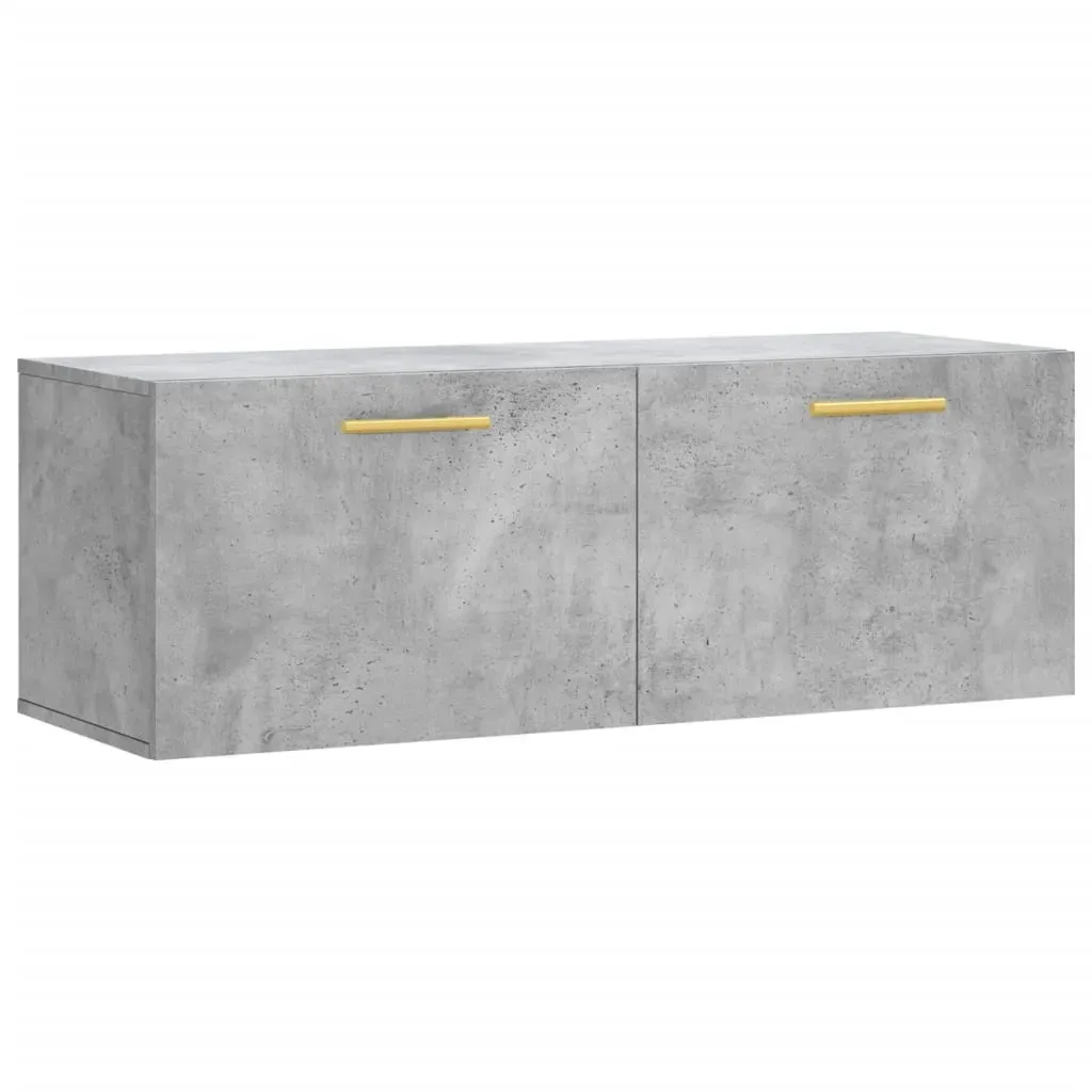 Wandschrank 100 x 36,5 x 35 cm 1-tlg. grau