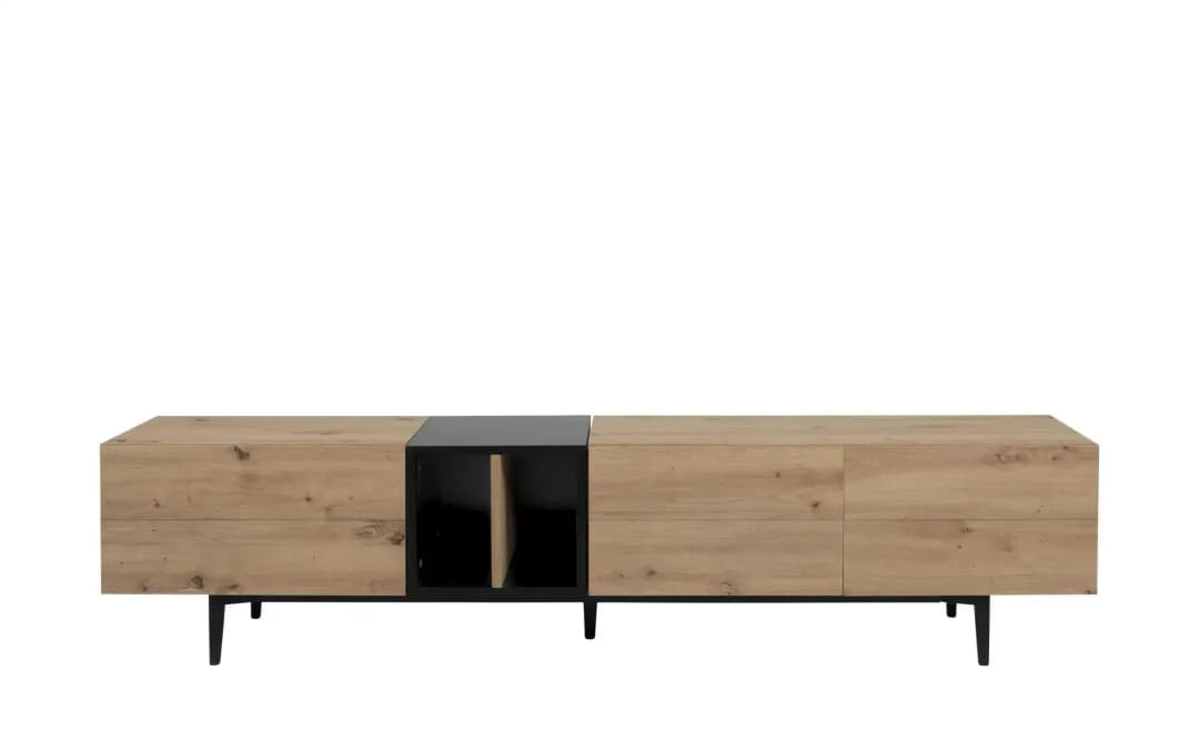 Nola TV-Lowboard 195 x 48 x 37 cm Braun/Holz