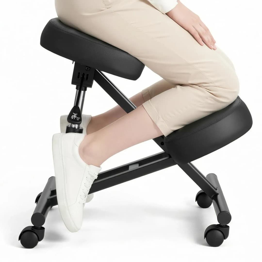 Kniestuhl Ergonomisch Schwarz