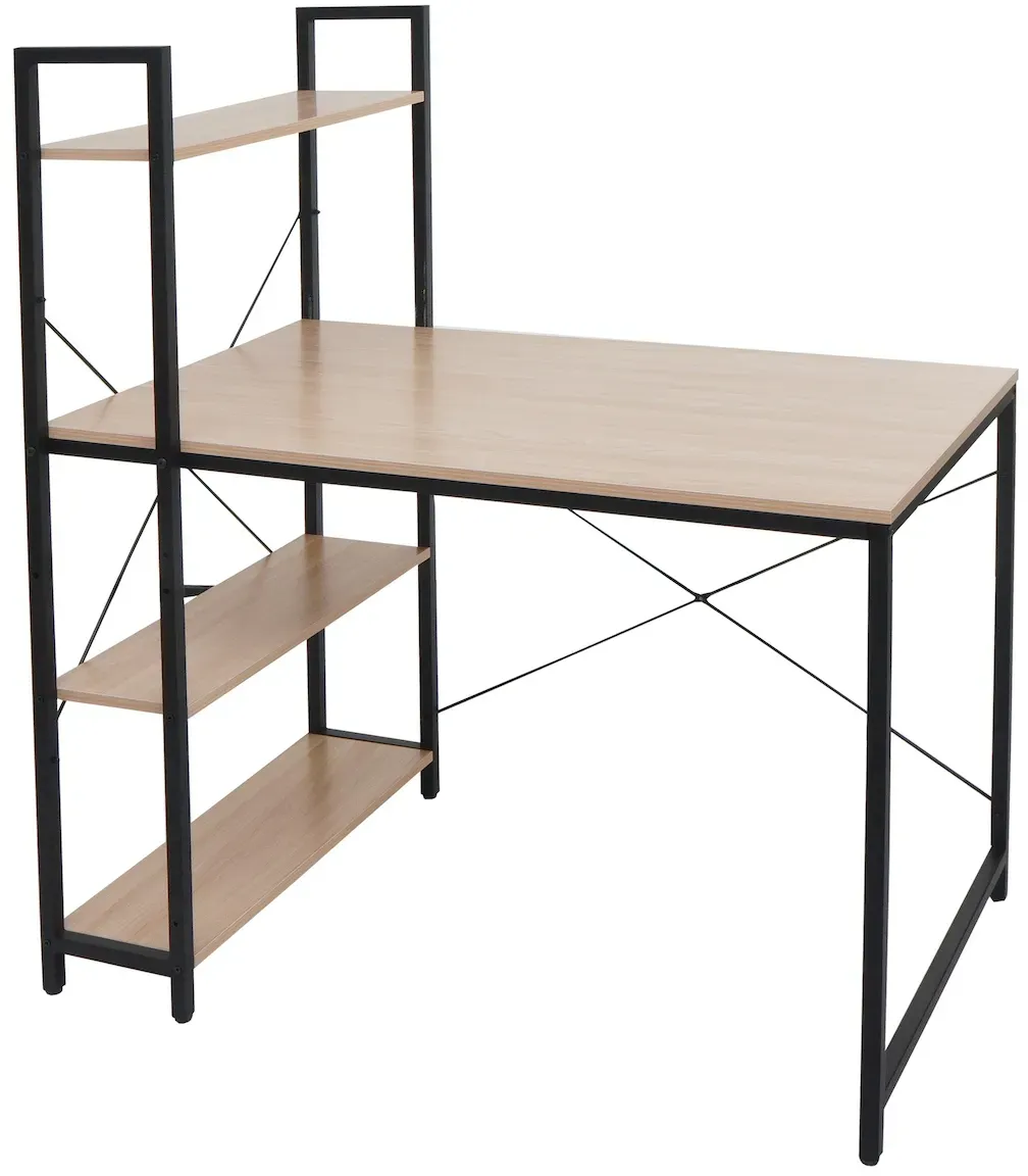 Schreibtisch HWC-K81 Kiefer natur