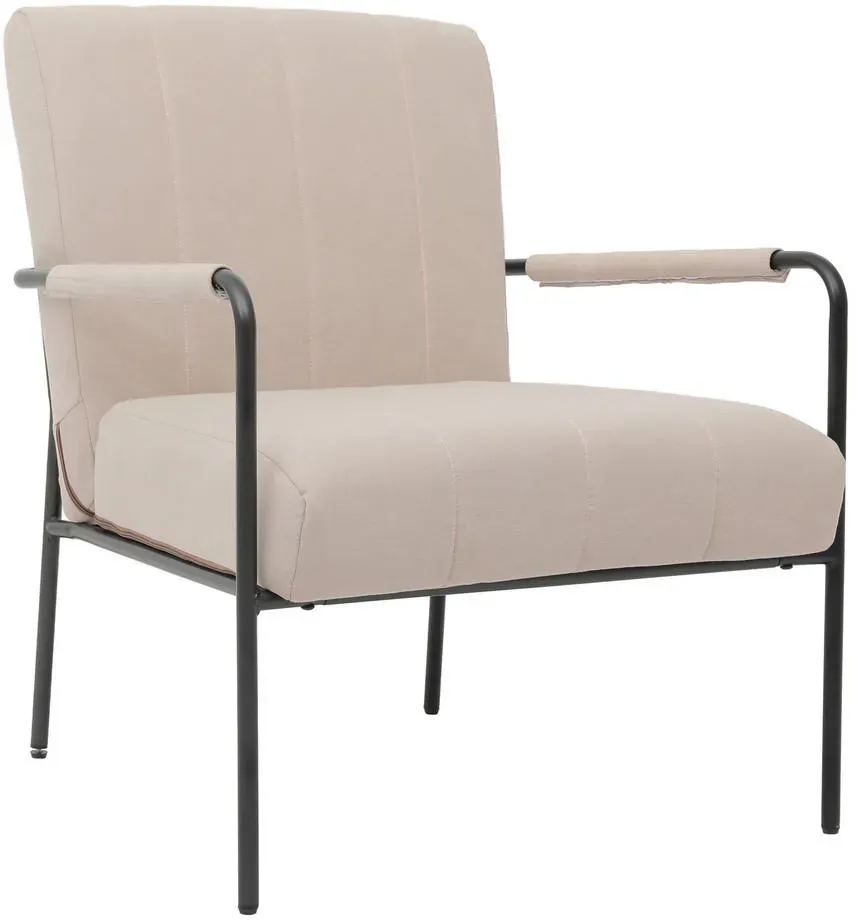 Loungesessel KYLE Textil 70 x 80 x 75 cm Beige Relaxsessel