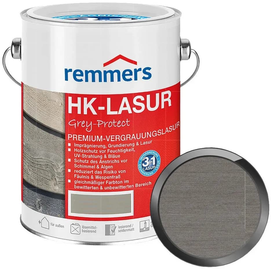 HK-Lasur 5 l grahitgrau