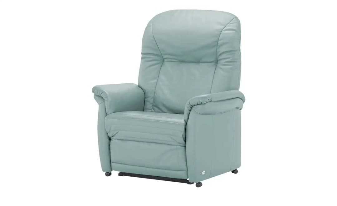 Sessel 7706 Leder 101 x 112 x 101 cm Blau elektrisch