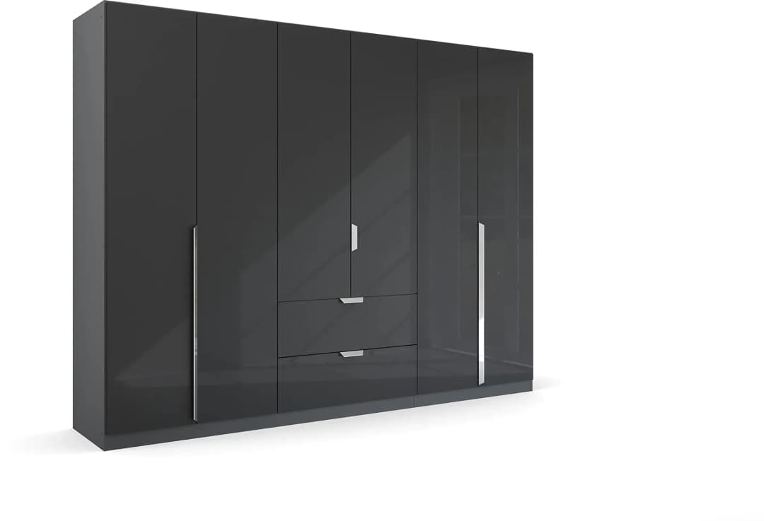 Drehtürenschrank Glamour by Quadra Spin 271 x 210 x 54 cm Grau