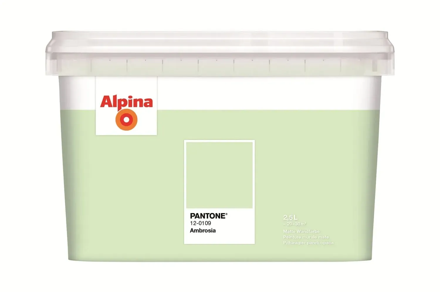 Wandfarbe Pantone Ambrosia grün matt 2,5 l