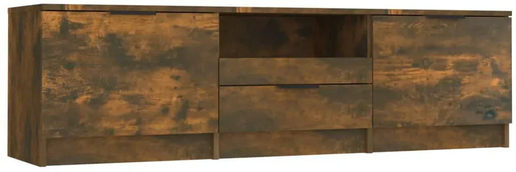 TV-Schrank Räuchereiche 140x35x40 cm Holzwerkstoff