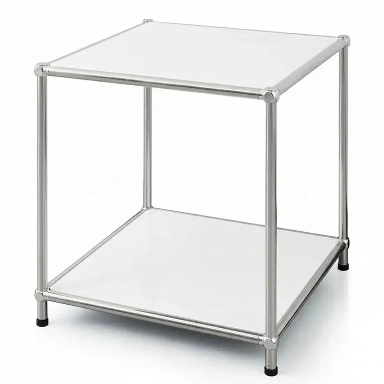 Metallregal Concept Epure 40 x 40 x 46 cm Weiß