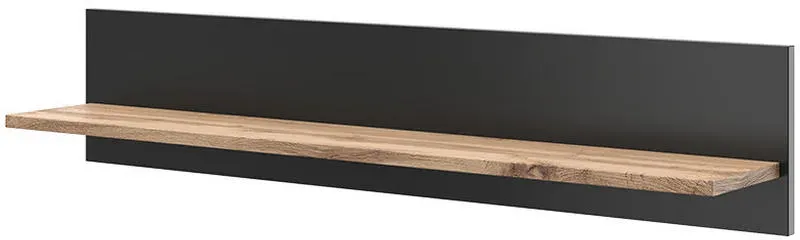 Wandregal 100 x 20 x 17,2 cm Eiche Wotan