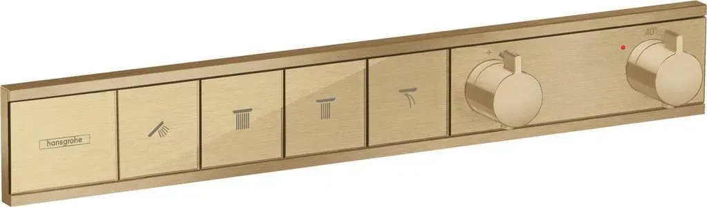 RainSelect Thermostat Unterputzmodell für 4 Verbraucher Bronze gebürstet 15382140