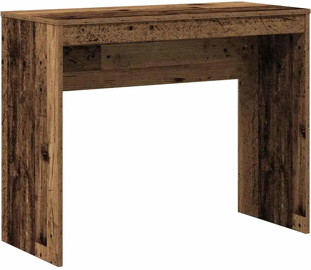 Schreibtisch Altholz-Optik 90x40x72 cm / Braun